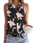 6 x Tank Top Summer Ladies Sleeveless Vests L2204 Lb40 SKU -4373