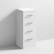 14160066 PRC133 Opto 300mm 4 Drawer Unit White Lot of 2