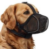 10 x Dog Soft Mesh Muzzle L13b SKU - 4600