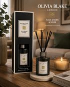 Brand New Olivia Blake London 200ml Sage Green & Moss Premium Fragranced Diffuser | RRP £52