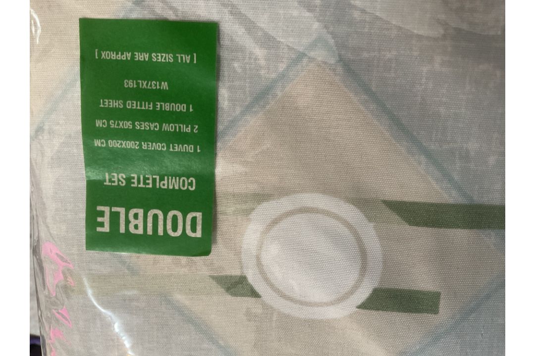 Wear & Snug by AA Double Duvet Cover Set – 3 Piece Microfibre Geometric Bedding Set - Image 2 of 3