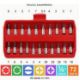 46 PCS Socket Wrench Set 1/4" Wrench Set Mechanical Tool Set, Ratchet Set - Image 2 of 3