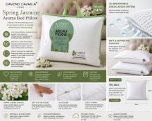 Home Spring Jasmine Aroma Bed Pillow 70x50cm – Scented Anti-Bacterial Pillow