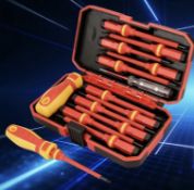 Precision Screwdriver Set – Magnetic Tip Tool Kit With Durable Steel Shafts For Auto & Home Repai...