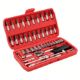46 PCS Socket Wrench Set 1/4"" Wrench Set Mechanical Tool Set Ratchet Set - Image 1 of 2