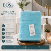 The Boss Collection Premium 100% Cotton Bath Towel – Soft, Absorbent & Luxury Feel