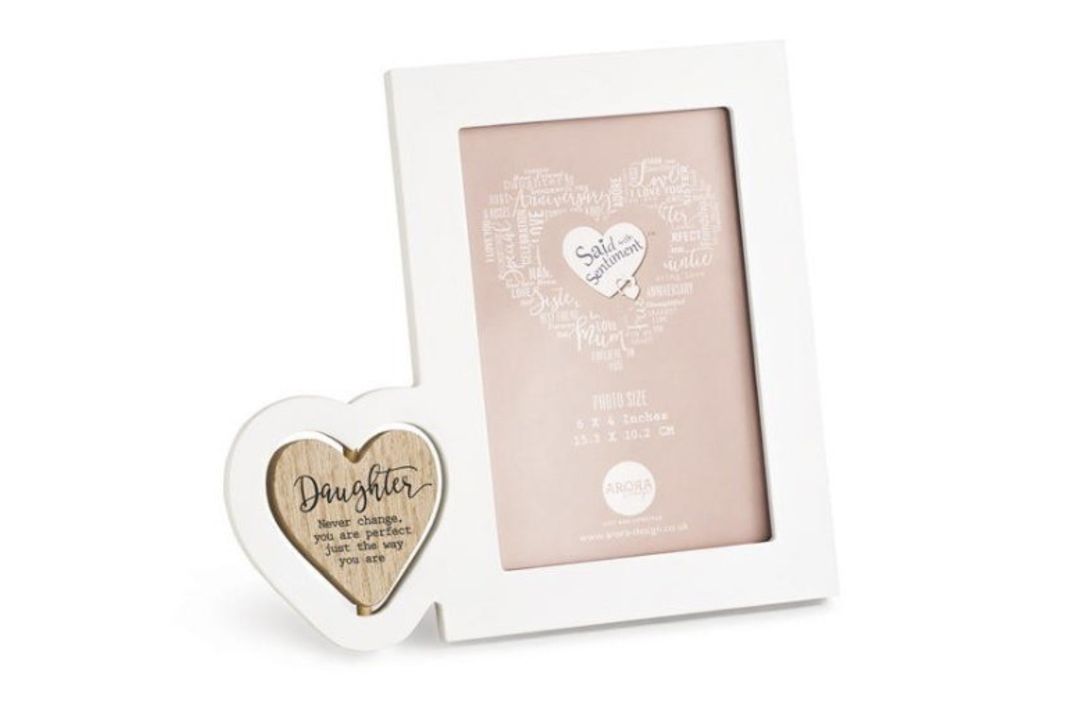 Daughter Photo Frame, White, Photo Size 6 x 4 inches L18 SKU-4624