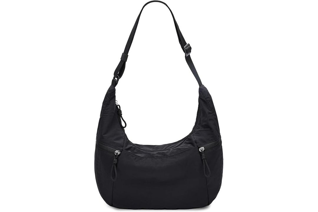 Crossbody Crescent Bag For Women (Black) RRP £25.89 Lb18 SKU-4719