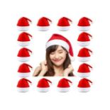 4 x 15 Pcs Christmas Santa Hats Lb36 SKU-4815