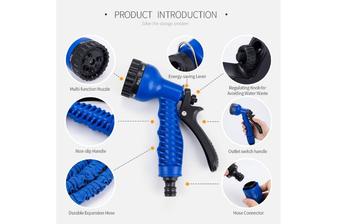 100FT Flexible Expanding Magic Hose With 3/4", 1/2" Fittings L2385 SKU-4798 - Image 2 of 2