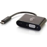C2G USB-C To VGA and USB-C Charging Adapter RRP £29.03 L3a SKU-4713