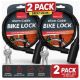 2 Pack Bike Lock Cable With Keys L1a SKU-4726 - Image 1 of 2