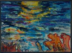 Kesting, Edmund, Im Wasser, Mt, sig., 24 x 32
