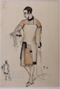 Holtz-Sommer, Hedwig, Entwurf 1929, Mt, mg, 27 x 18, Wustrow