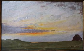 Arnheim, Clara, Lietzenburg, Öl, sig., 20 x 32, Hiddensoer Künstlerinnenbund