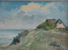 Hoffmüller, Reinhard, Haus Windeck (A`hoop), Öl, sig., 34 x 44