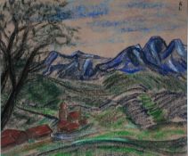 Haase-Jastrow, Kurt, In den Bergen, Öl, sig., 45 x 66