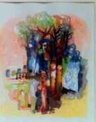 Hazimeh, Ibrahim, Zuhause, Aqua., 23 x 18