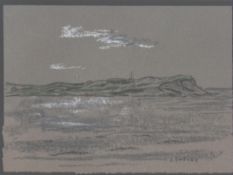 Andrae, Elisabeth, Dornbusch, Pastell, sign., 21 x 29