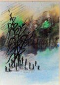 Abdel-Gawad, Ahmed, Schilf, Mischt., sign., 23 x 16