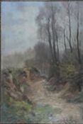 Eicken, Elisabeth v., im Dünenwald, Öl, sign. Künstlerkolonie Ahrenshoop, 54 x35