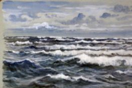 Arnheim, Clara, Meeresansicht, Aqua., Nachl., 22 x 34