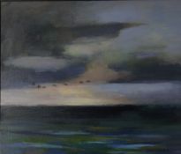 Behrbohm, Hans, Kraniche, Acryl, sign., 50 x 60