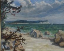 Büchsel, Elisabeth, Bei Göhren, Öl, monogr., 35 x 44