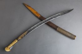 Yatagan-Schwert (wohl Persien / Kaukasus, 19./20. Jh.)