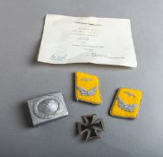 5-teiliges Konvolut von Militaria der Luftwaffe