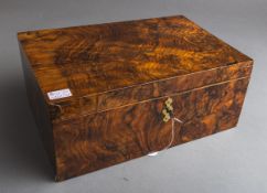 Holzschatulle (um 1820/40er Jahre, Biedermeier)