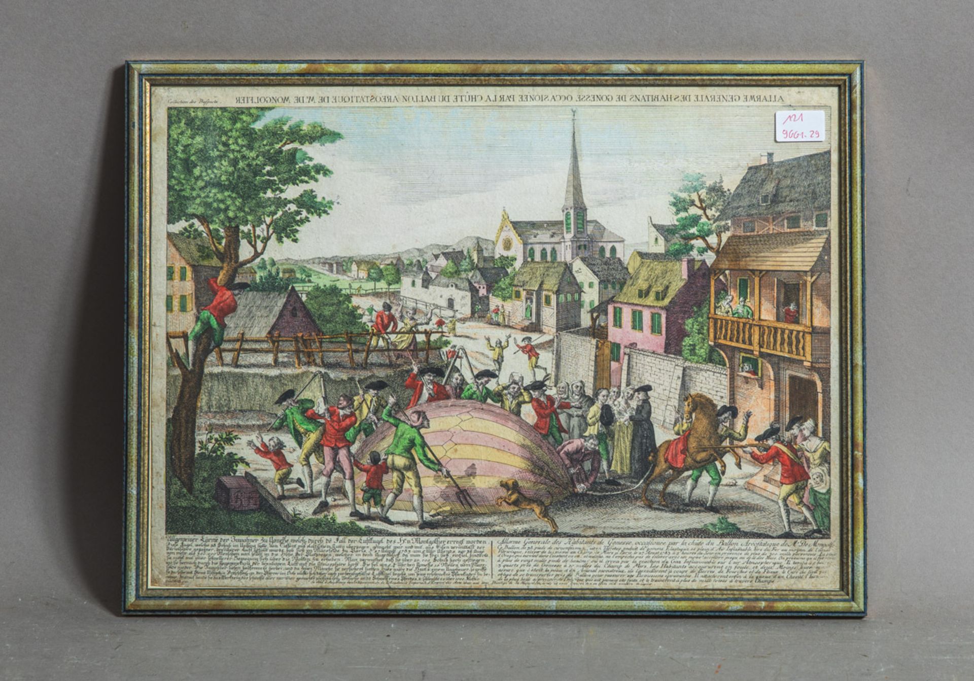 Künstler/in unbekannt (18. Jh.), Guckkastenbild (Augsburg, um 1783)