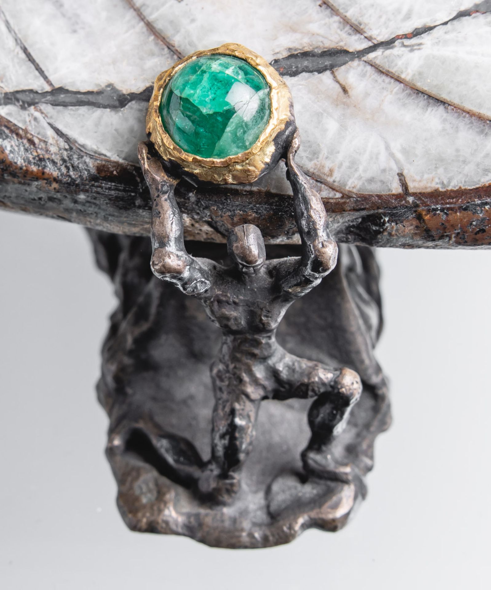 Kunstkammerobjekt / Tischaufsatz / Dekorationsobjekt (Juwelier Weiland, Mainz) - Bild 5 aus 11