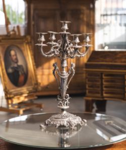 Paar Girandolen / Kerzenhalter (Historismus, 2. H. 19. Jh.)