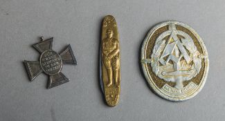 3-teiliges Konvolut von Militaria-Gegenständen (Drittes Reich)