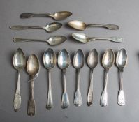 13-teiliges Konvolut von Suppenlöffeln 800 Silber