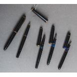 5-teiliges Füllfederhalter-Konvolut