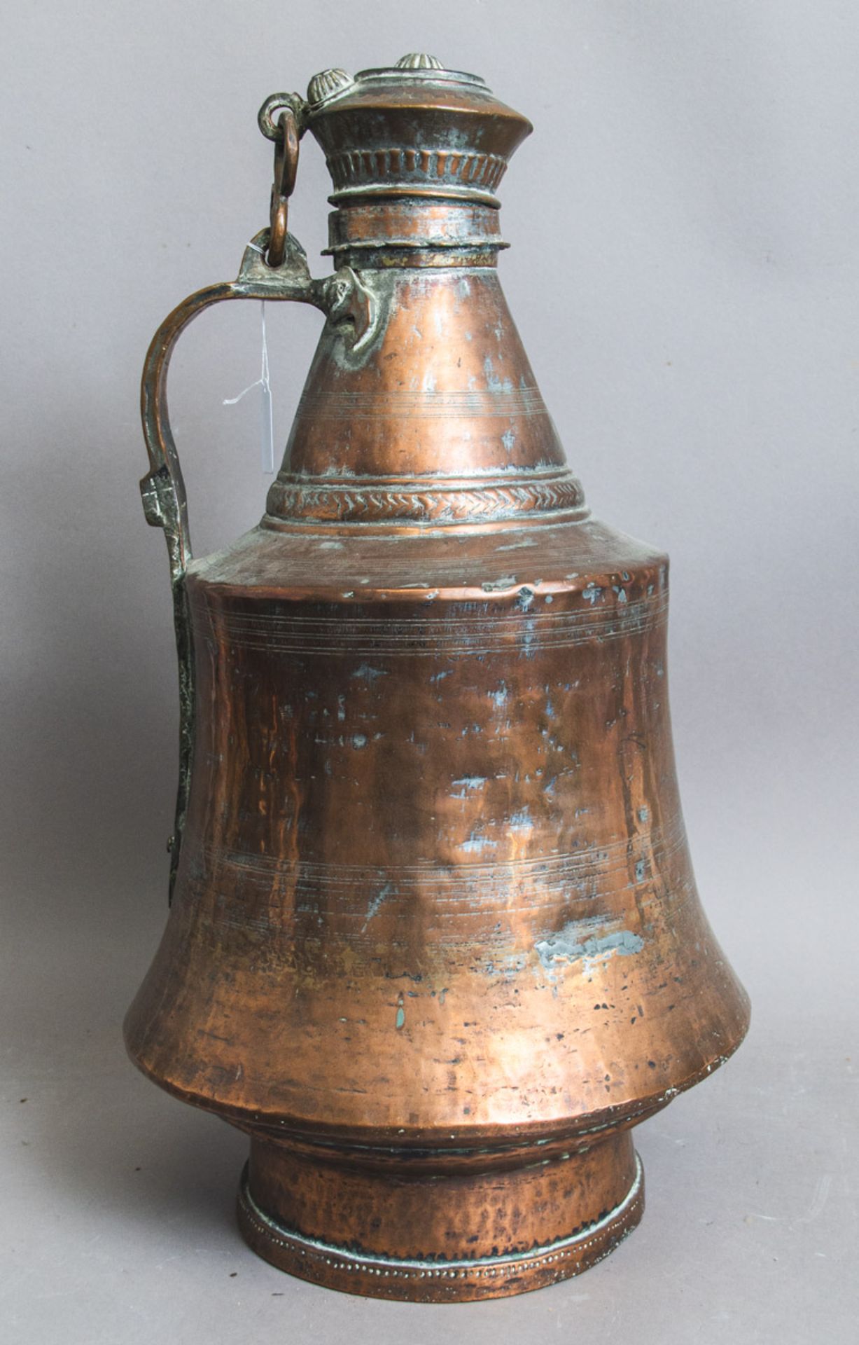 Große Kupfer-Deckelkanne (wohl Türkei, 19. Jh.)