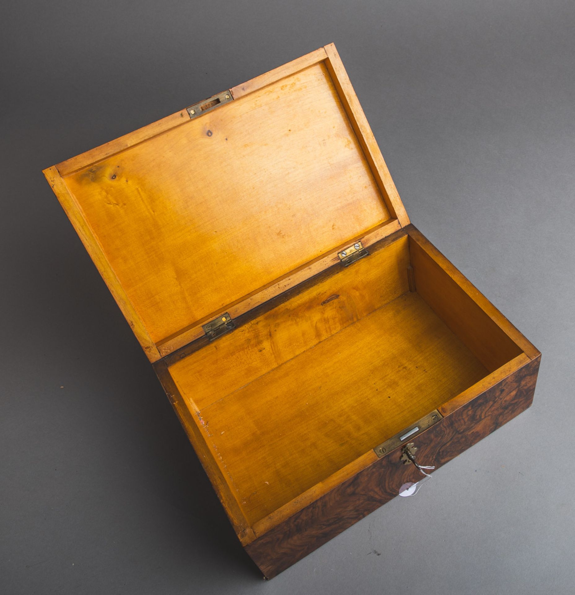 Holzschatulle (um 1820/40er Jahre, Biedermeier) - Bild 2 aus 2