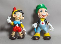 2-teiliges Konvolut von Walt-Disney-Gummifiguren (Italien, 60er J.)