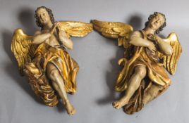 Holzschnitzarbeit (Österreich, um 1740/60), Engelspaar