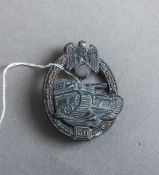Panzerkampfabzeichen in Bronze m. Einsatzzahl 