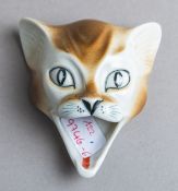 Katzenkopf Aschenbecher (1950/60er Jahre)