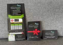 Gutscheinkarte (300 EUR) des Waschpark Mainz