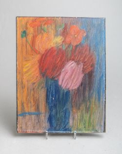 Jawlensky von, Alexej (1864 - 1941), Stillleben / Blumen in blauer Vase (1936)
