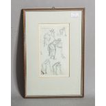 Liebermann, Max (1847 - 1935), Figurenstudie einer Frau m. Besen