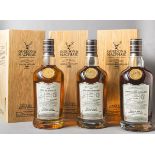 Konvolut mit 3 Flaschen Gordon & MacPhail Connoisseurs Choice Single Malt Scotch Whisky