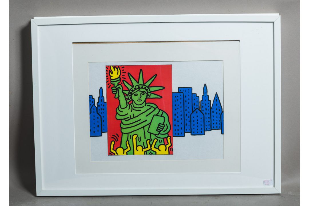 Haring, Keith (1958 - 1990), "Statue of Liberty" - Bild 1 aus 2