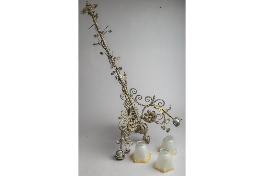 Deckenlampe (Deutschland, um 1900) - Bild 1 aus 3