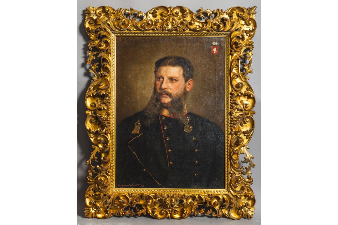 Schmitt, Nathanael (1847 - 1918), Porträt eines Angehörigen der Familie Rüdt von Collenberg-Bödighei - Bild 1 aus 4